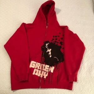 Green Day 21st Century Breakdown Tour full zip hoodie. Size XL.